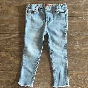 7 For All Mankind Light Blue Kids Skinny Jeans